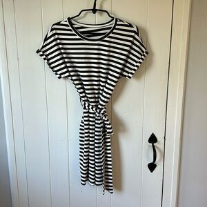 Black and white dress